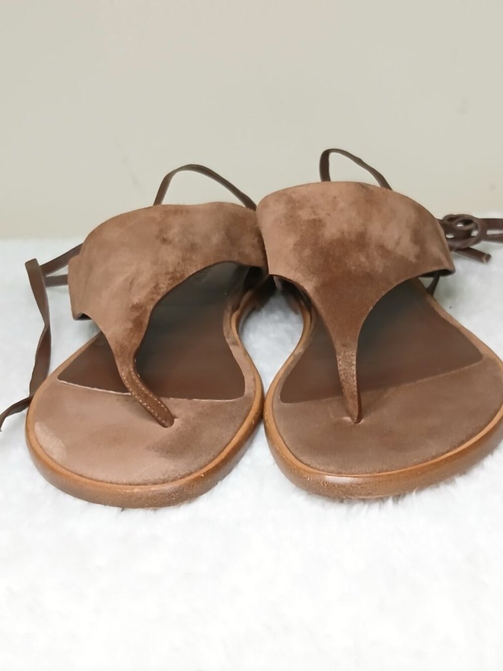 Vince Eastwood Suede Wrap Sandals Size EU 38/US 8 - Picture 11 of 12